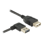 DeLOCK 1m, USB 2.0-A - USB 2.0-A USB cable USB A Black