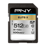 PNY Elite-X 512 GB SDXC UHS-I Class 10