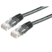 Value UTP Patch Cord Cat.6, black 2 m