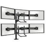 Chief K4G320B flat panel bureau steun 61 cm (24") Zwart