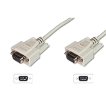 Digitus AK-610106-030-E VGA kabel 3 m VGA (D-Sub) Beige
