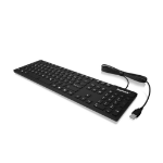 KeySonic KSK-8030IN keyboard Industrial USB QWERTZ German Black