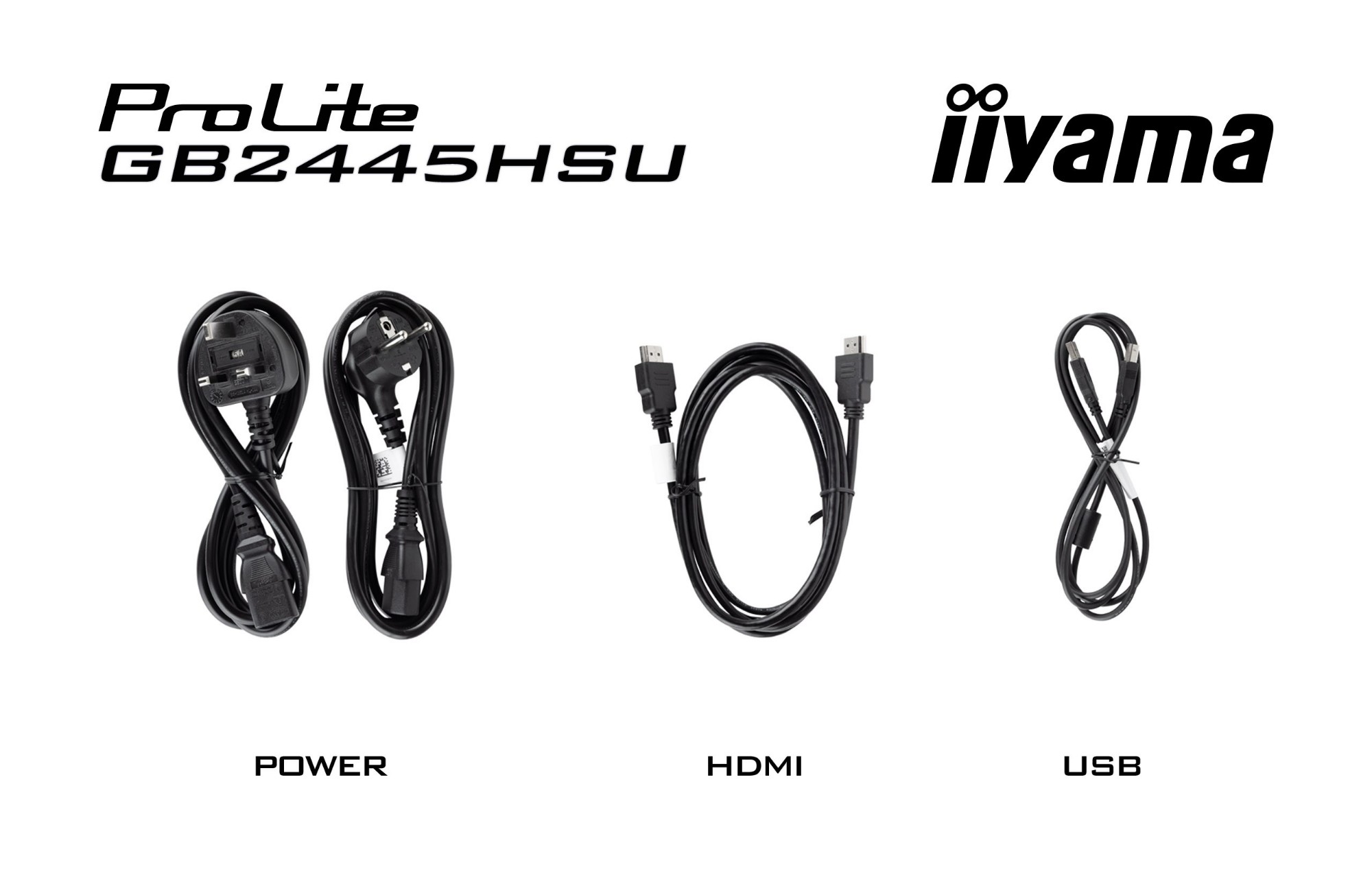 iiyama G-MASTER GB2445HSU-B2 LED display 60.5 cm (23.8") 1920 x 1080 pixels Full HD Black