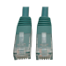Tripp Lite N200-005-GN Cat6 Gigabit Molded (UTP) Ethernet Cable (RJ45 M/M), PoE, Green, 5 ft. (1.52 m)