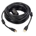 Microconnect USBAB20B-ACTIVE USB cable 20 m USB 2.0 USB A USB B Black