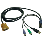 Tripp Lite P778-006 USB/PS2 Combo Cable for NetDirector KVM Switches B020-U08/U16 and KVM B022-U16, 6 ft. (1.83 m)