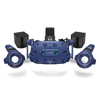 HTC VIVE Pro Eye Dedicated head mounted display Black, Blue