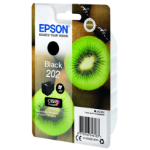 Epson C13T02E14010/202 Ink cartridge black, 250 pages 6.9ml for Epson XP 6000
