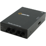 Perle S-100MM-S2ST20 network media converter 100 Mbit/s 1310 nm Multi-mode, Single-mode Black
