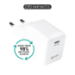 eSTUFF ES637060 mobile device charger Smartphone White AC Fast charging Indoor