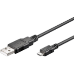 Microconnect USBABMICRO0,60 USB cable 0.6 m USB 2.0 USB A Micro-USB B Black