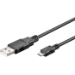 Microconnect USBABMICRO3 USB cable USB 2.0 3 m USB A Micro-USB B Black