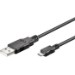 Microconnect USBABMICRO18 USB-kabel 1,8 m USB 2.0 USB A Micro-USB B Zwart
