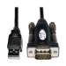 Tripp Lite U209-000-R serial cable Black, White 59.8" (1.52 m) USB A DB9
