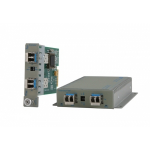Omnitron iConverter xFF network media converter 4250 Mbit/s Multi-mode, Single-mode