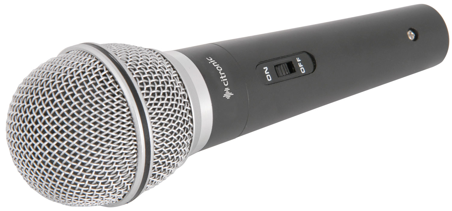 Citronic DMC03 Black, Stainless steel Stage/performance microphone