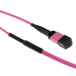 ACT 70 meter Multimode 50/125 OM4(OM3) glasvezel trunkkabel polarity A met MTP/MPO female connectoren