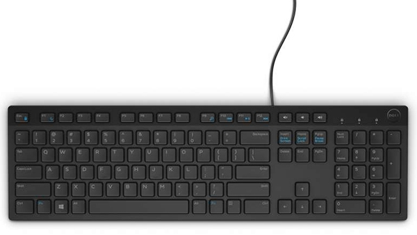 Image of DELL KB216 keyboard USB QWERTY Italian Black