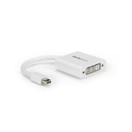 StarTech.com MDP2DVIW video cable adapter 4.72" (0.12 m) Mini-DisplayPort DVI-I White