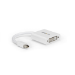 StarTech.com Mini DisplayPort to DVI Adapter - Mini DP to DVI-D Converter - 1080p Video - mDP or Thunderbolt 1/2 Mac/PC to DVI Monitor - mDP 1.2 to DVI Single-Link Adapter Dongle - White