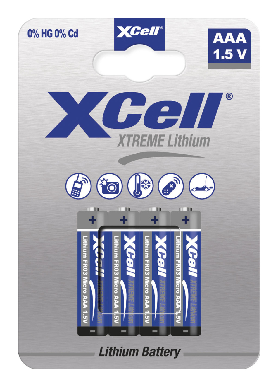 EU Product - Batterie Extreme Lithium FR03  Micro AAA  4St. thumbnail
