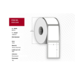 Capture 30001848 printer label