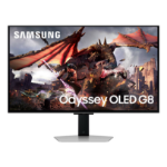 Samsung G80SD computer monitor 81.3 cm (32") 3840 x 2160 pixels 4K Ultra HD OLED Silver