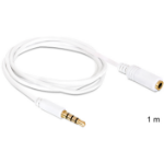 DeLOCK 3.5mm 1m audio cable White