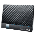 ASUS DSL-AC56U wireless router Dual-band (2.4 GHz / 5 GHz) Gigabit Ethernet 3G 4G Black