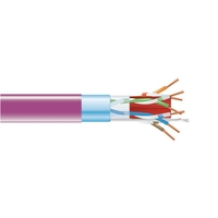 EYNLSF6A48AW-PB-1000 BLACK BOX CAT6A FUTP LSZH BULK  305 SOLID PURPLE
