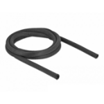 DeLOCK Woven Sleeve self-closing heat-resistant 2 m x 13 mm black