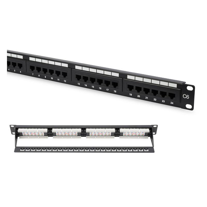 Image of FDL 24 PORT CAT.6 PATCH PANEL 1U
