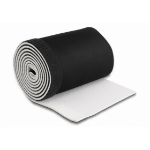 DeLOCK Cable sleeve neoprene flexible with hook-and-loop fastener 1.5 m x 135 mm black / white