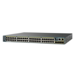 Cisco Catalyst C2960S-48TSL, Refurbished Managed L2 Gigabit Ethernet (10/100/1000) 1U Black