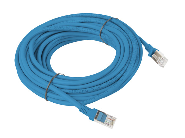Lanberg PCU5-10CC-1000-B networking cable Blue 10 m Cat5e U/UTP (UTP)
