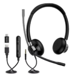 JLC Phonic V3 Headset and VEO BM70 Wireless Keyboard & Mouse Combo Bundle