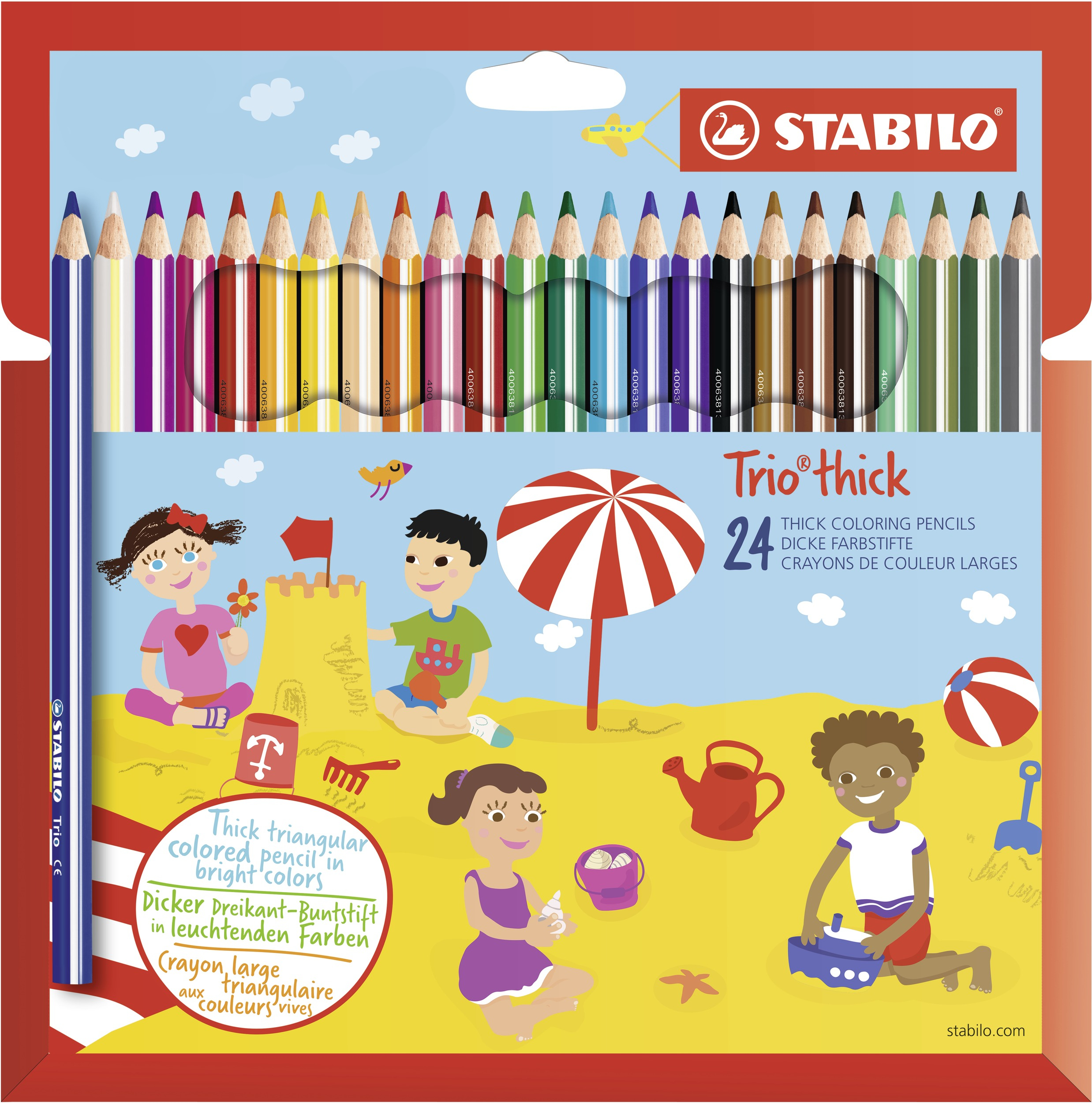 Image of STABILO Trio Thick Multi 24 pc(s)
