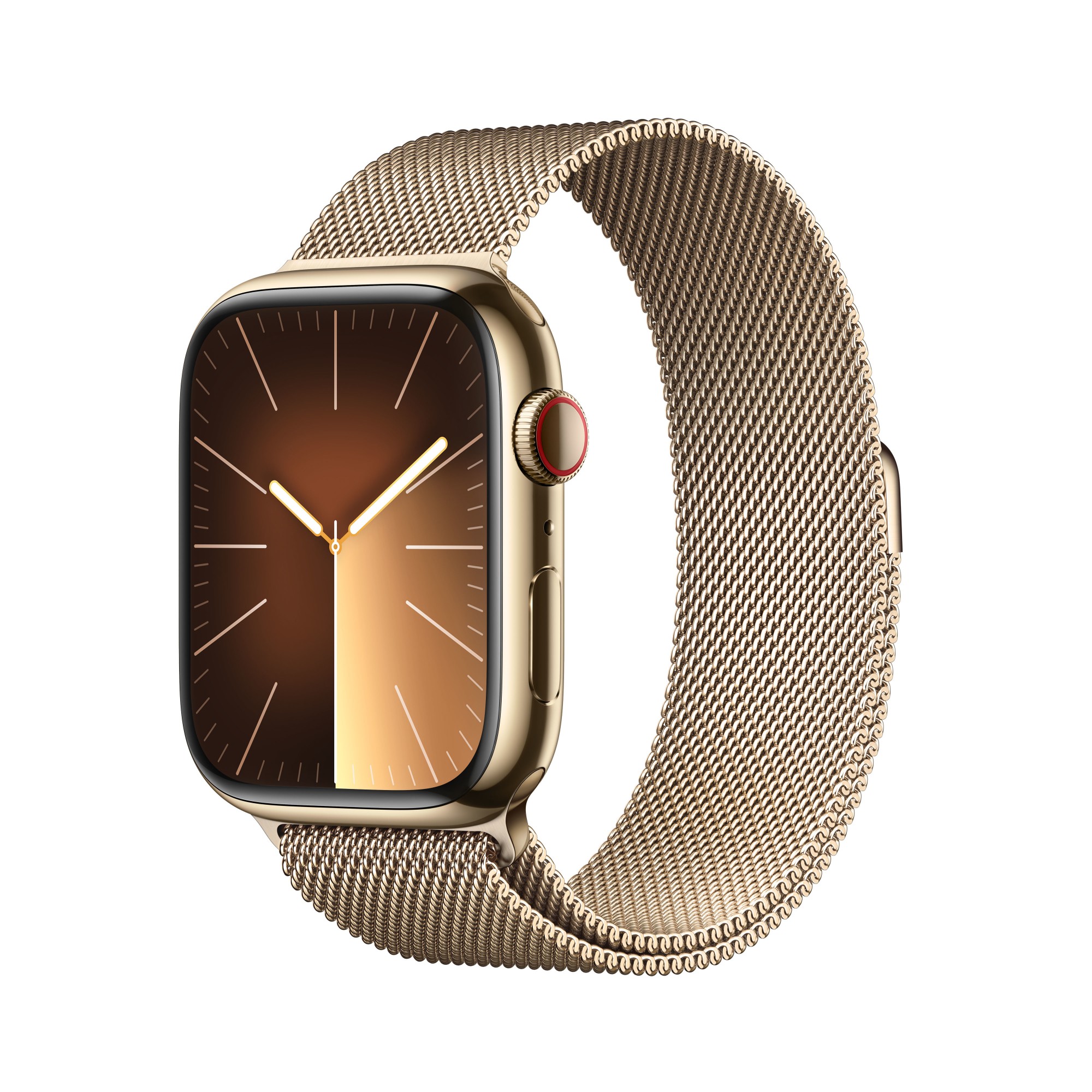 Photos - Smartwatches Apple Watch Series 9 45 mm Digital 396 x 484 pixels Touchscreen 4G Gol MRM 