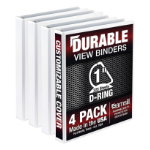 Samsill Durable ring binder A4 White