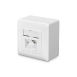 Digitus CAT 6, Class E, wall outlet, shielded, surface mount
