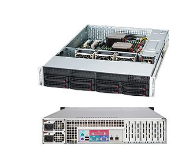 Image of Supermicro 825TQC-R802LPB Rack Black 800 W