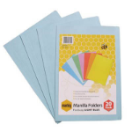 MARBIG MANILLA FOLDER FOOLSCAP LIGHT BLUE PACK 20