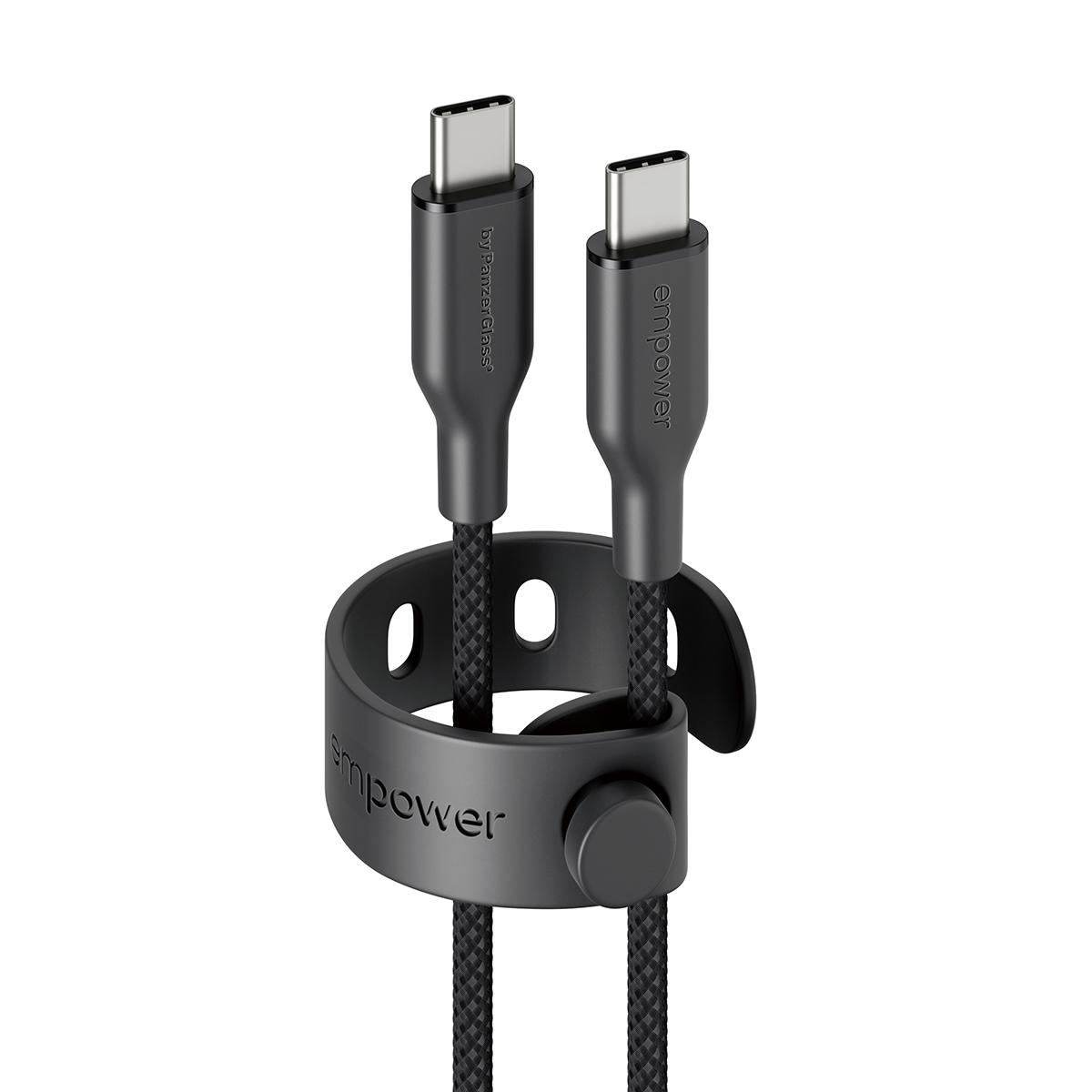 PanzerGlass empower by Â® Racing 60W USB-C to USB-C Cable | USB 2.0 | 1.2M | Space Black