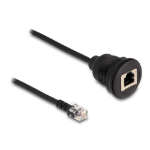 DeLOCK 87955 telefoonkabel 0,3 m Zwart