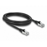 DeLOCK 80135 netwerkkabel Zwart 2 m Cat6a S/FTP (S-STP)