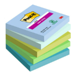 Post-It 654-5SS-OAS note paper Square Blue, Green 90 sheets Self-adhesive