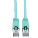 Tripp Lite N262-001-AQ networking cable Aqua color 12.2" (0.31 m) Cat6a S/UTP (STP)