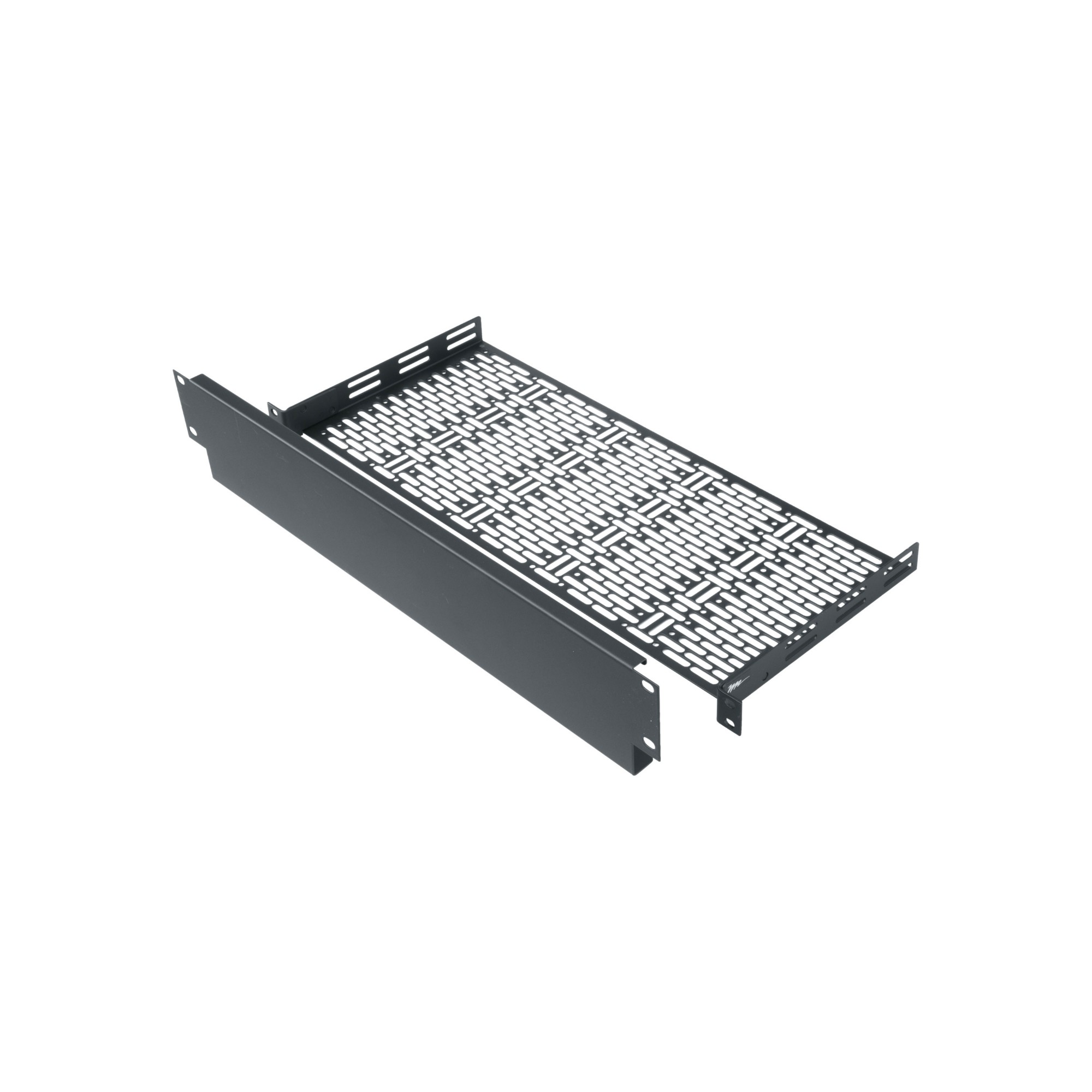 Middle Atlantic 1 RU UFA Rackshelf, 8 Inches Deep with 2 RU Faceplate