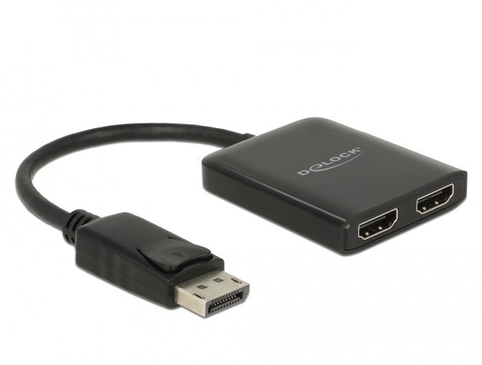 Image of DeLOCK 87720 video splitter DisplayPort 2x HDMI