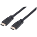Manhattan HDMI 4K@60Hz Cable with Ethernet - CL3 rated, 8m, Suitable for In-Wall use, For ALL 4K & 1080p/HD uses - when upgrading now or have it ready for when you need it, Male to Male, Black, Ultra HD 4k x 2k, Lifetime Warranty, Premium High Speed